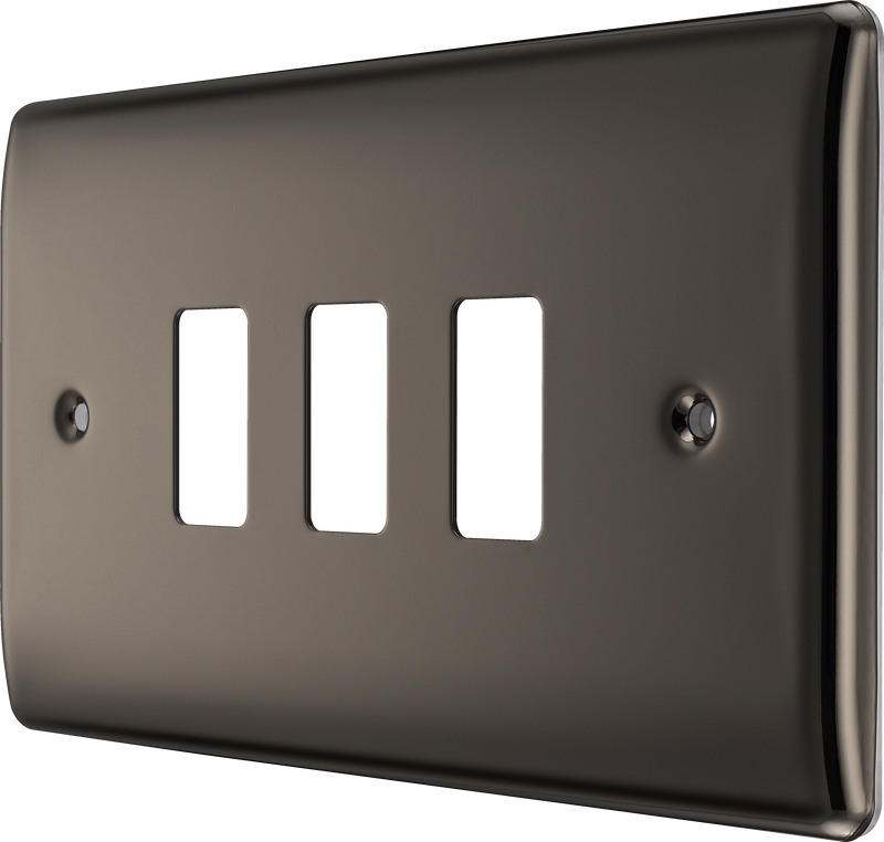 BG Electrical Grid - 3 module, rectangular