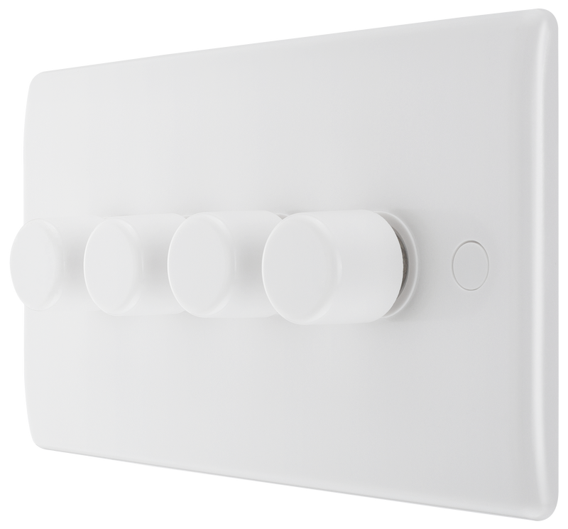 BG Electrical 800 Series - Quadruple, 2 way push 200W
