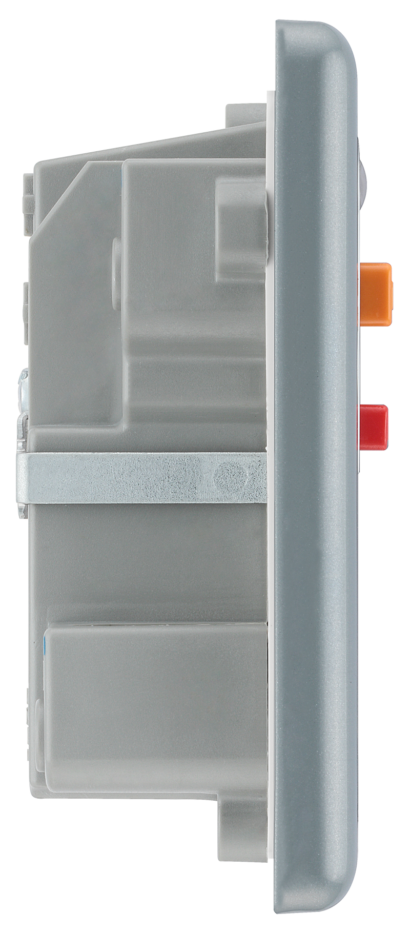 BG Electrical Metal Clad - Fused unswitched,with Type A RCD and flex outlet
