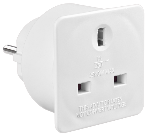 Masterplug Travel - White - 2 Pack