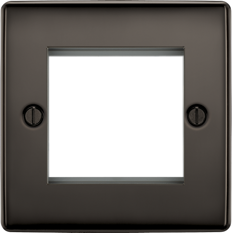 BG Electrical Euro Module - 2 module - square