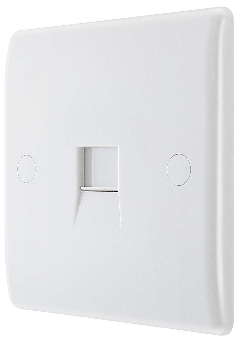 BG Electrical 800 Series - Single, telephone socket, master (screw)