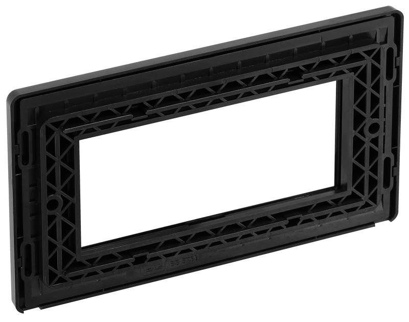 BG Electrical Euro Module - 4 module - rectangular