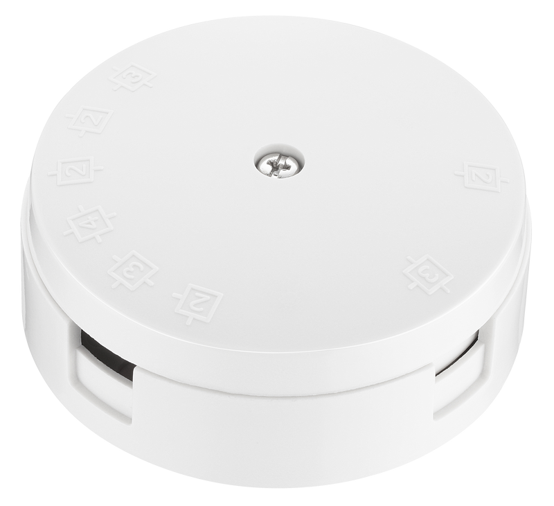 BG Electrical Contractor - Selective Entry Junction Box 4 Way, 20A, 89mm Dia, White