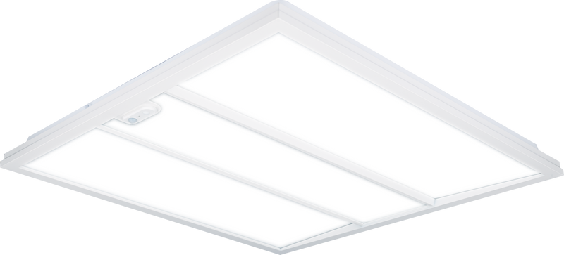 Luceco Delta Connect - LuxPanel Delta Connect LED Panel with PIR Motion Sensor, Smart Control, Bluetooth, Architectural Direct/Indirect Panel Luminaire, 600x600mm, 29W, 4200lm, 4000K