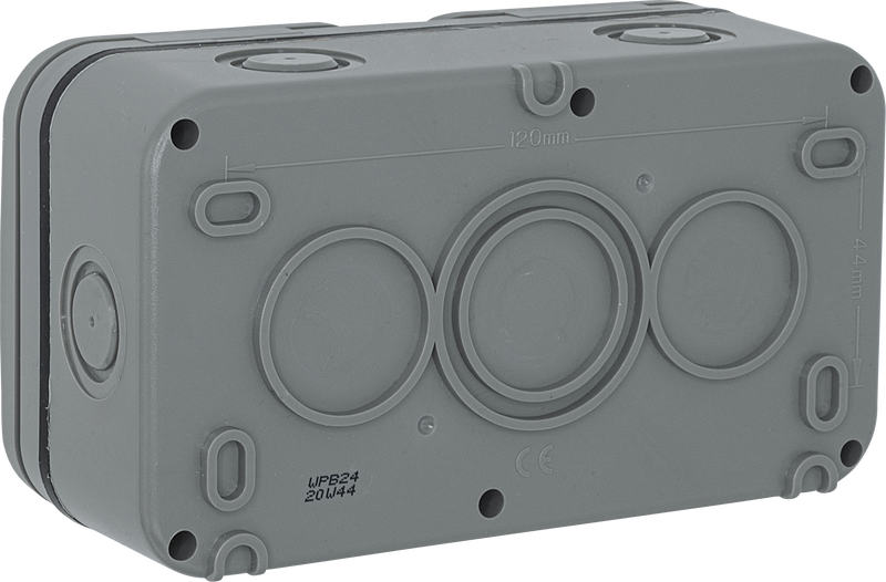 BG Electrical Weatherproof IP55 - Single socket with single switch, IP55