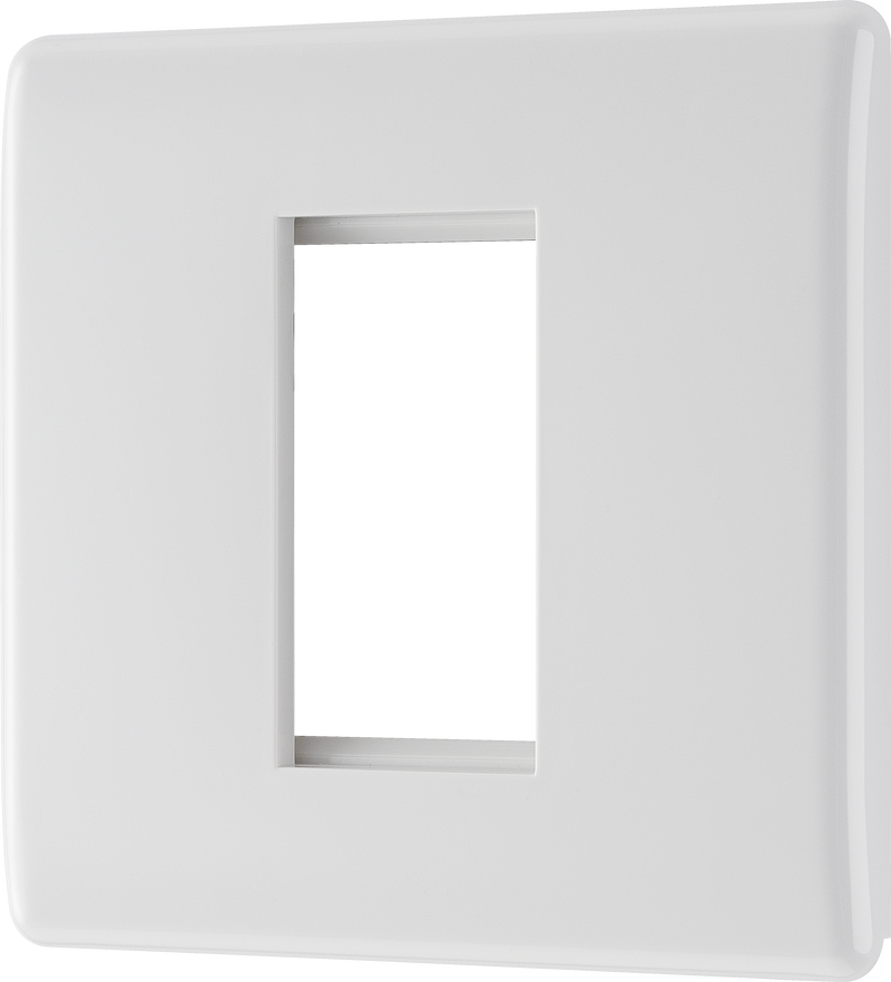 BG Electrical Euro Module - 1 module - square