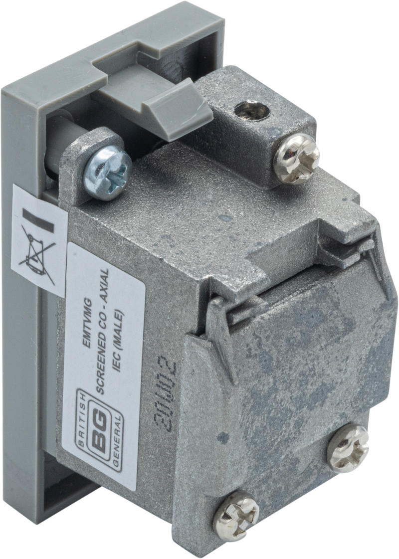 BG Electrical Euro Module - IEC - male