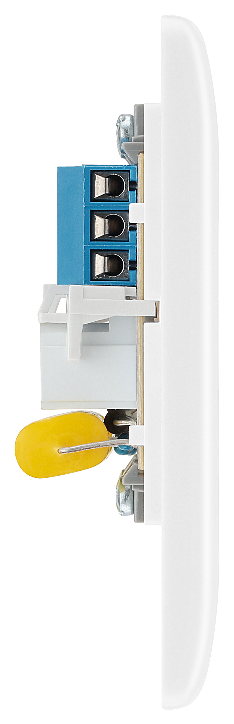 BG Electrical 800 Series - Double, telephone socket, master (screw)