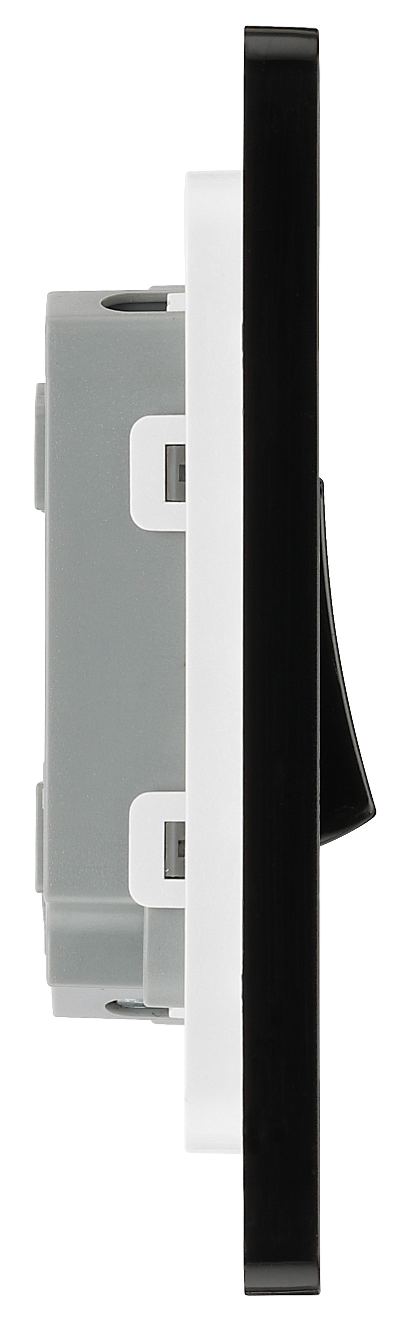 BG Electrical Evolve Matt Grey - Double, 2 way switch