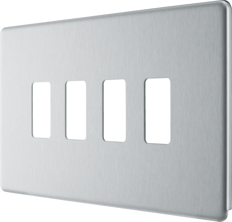 BG Electrical Grid - 4 module, rectangular