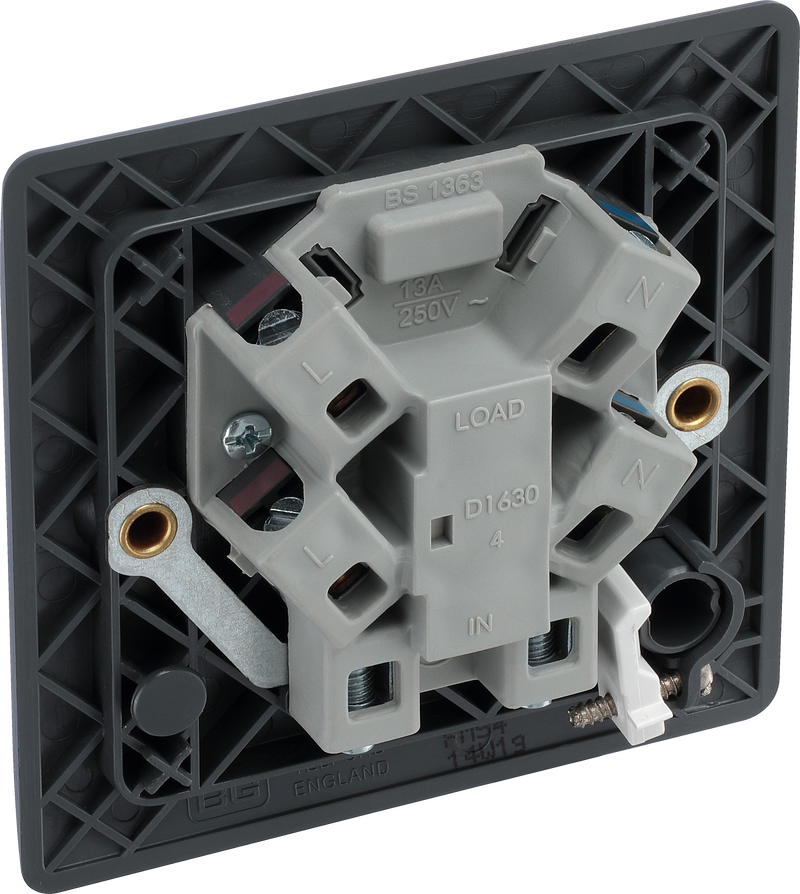 BG Electrical Part M - Unswitched and fused with flex outlet