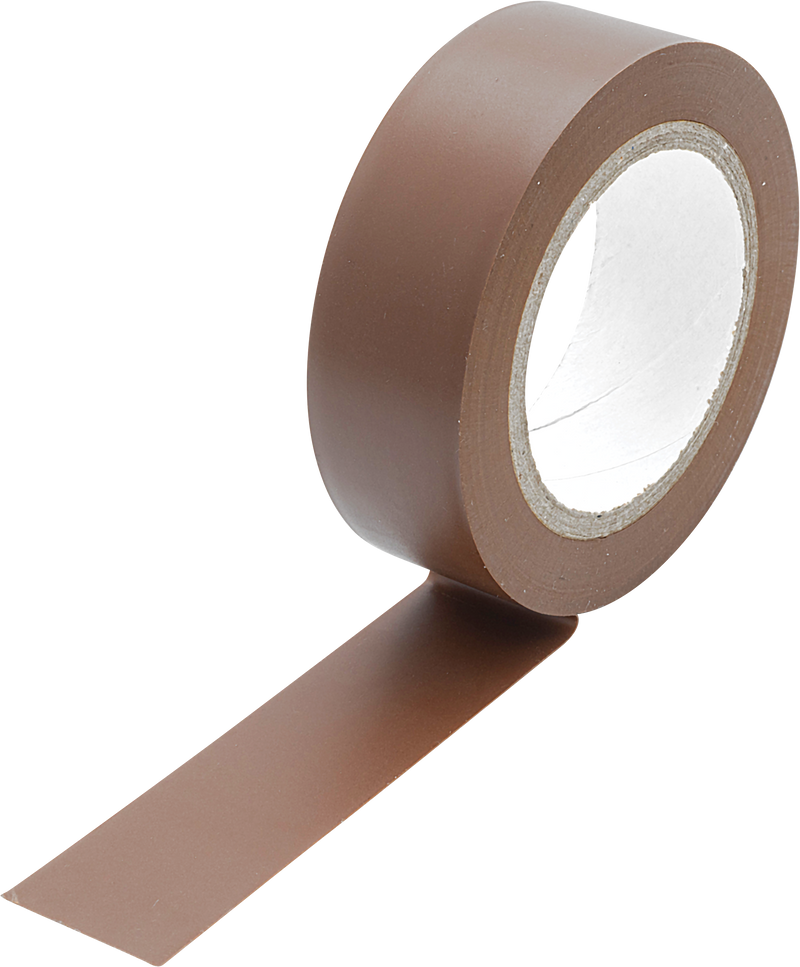 BG Electrical Contractor - Insulation tape, brown 19mm x 20m