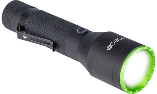 Luceco Hand Torch - Multi Focus LED Hand Torch, USB-C Rechargeable, Inspection Light, 3 Lighting Modes, IP44, 9W, 1000lm, 6500K