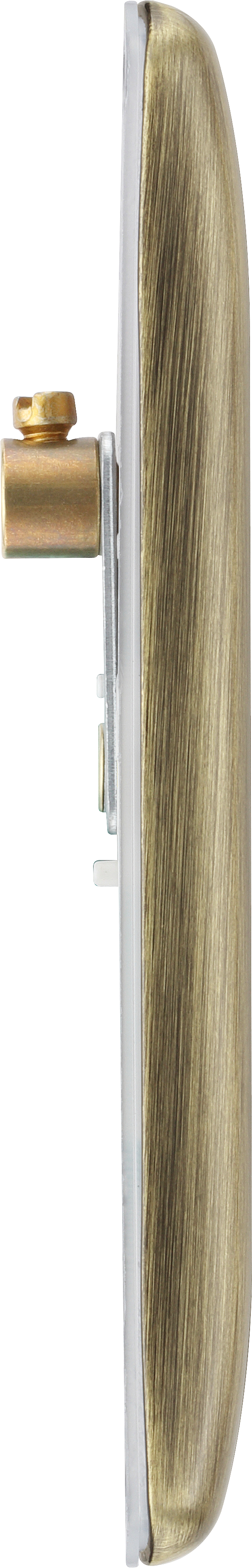 BG Electrical Nexus Metal Antique Brass - Single, blank plate