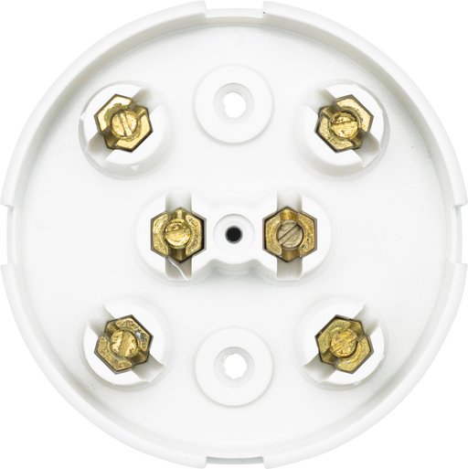 BG Electrical Contractor - Selective Entry Junction Box 6 Way, 20A, 89mm Dia, White