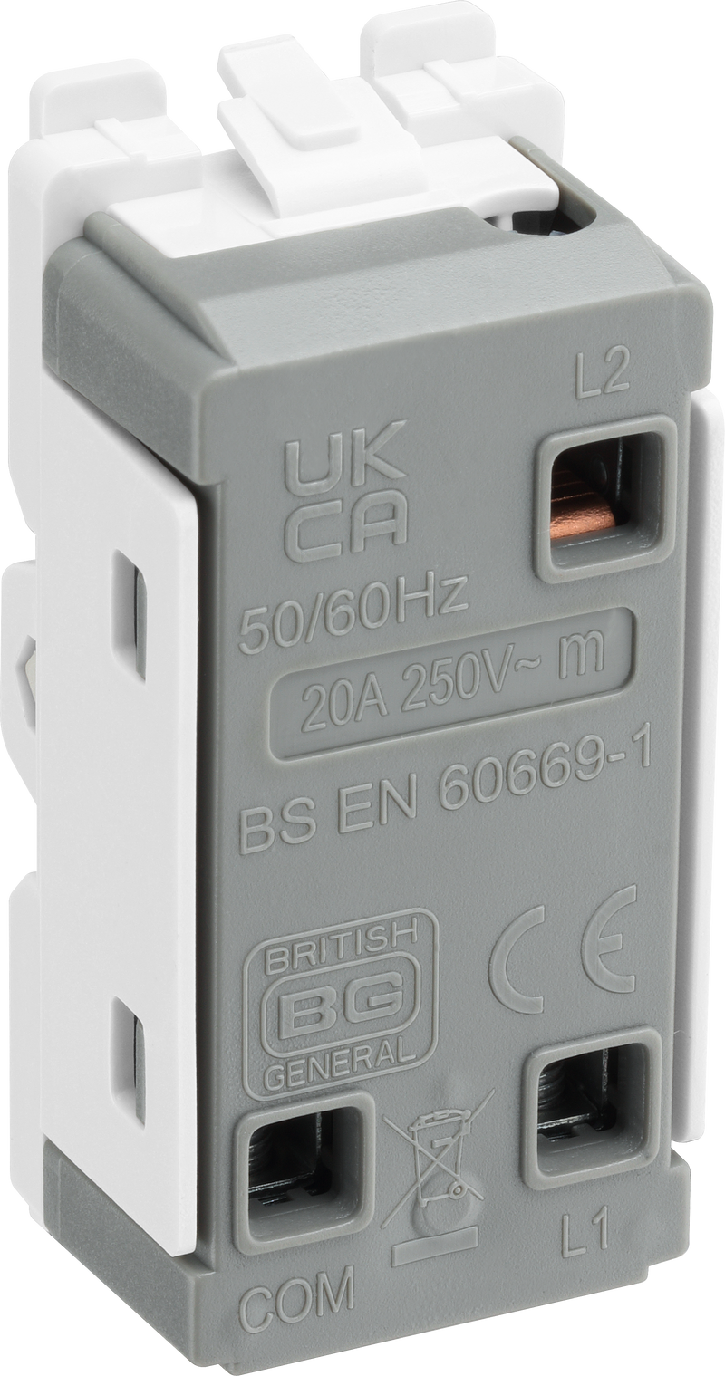 BG Electrical Grid - 2 way, single pole, centre off