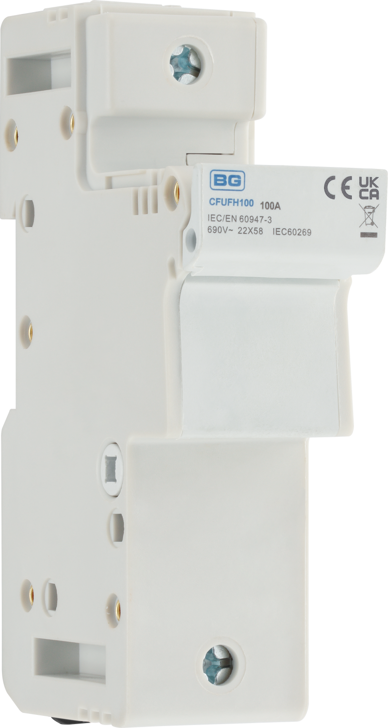 BG Circuit Protection Kits Replacement Parts - 22mm x 58mm DIN mount fuse holder