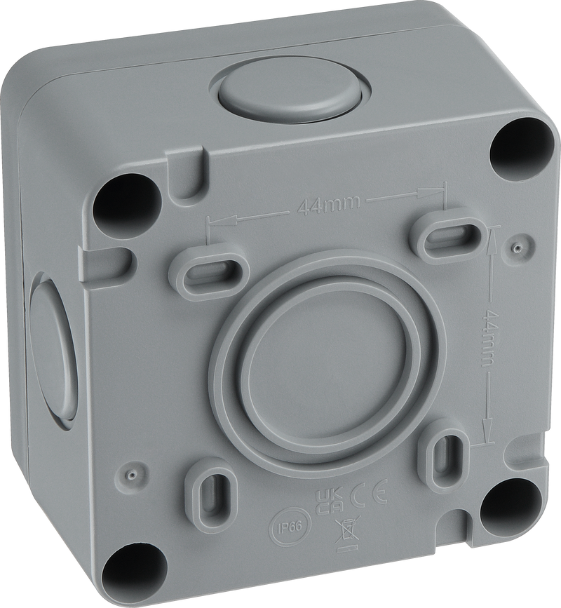 BG Electrical Weatherproof Storm - Single, 2 way, IP66
