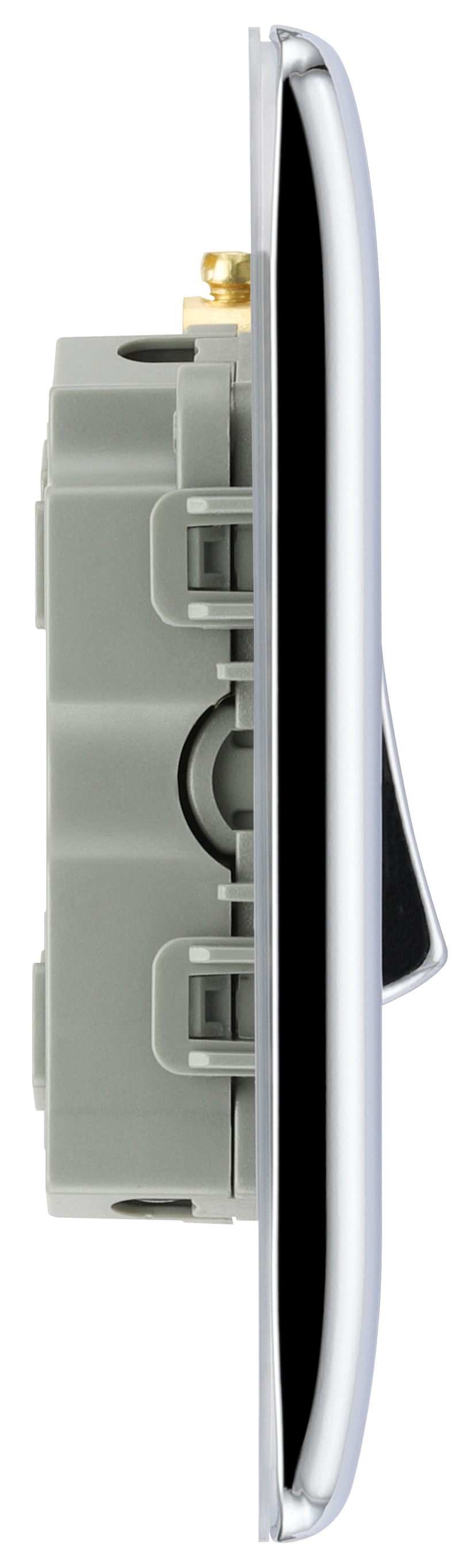 BG Electrical Nexus Metal Polished Chrome - Triple, 2 way switch