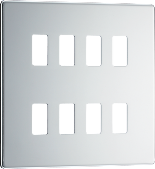 BG Electrical Grid - 8 module, square