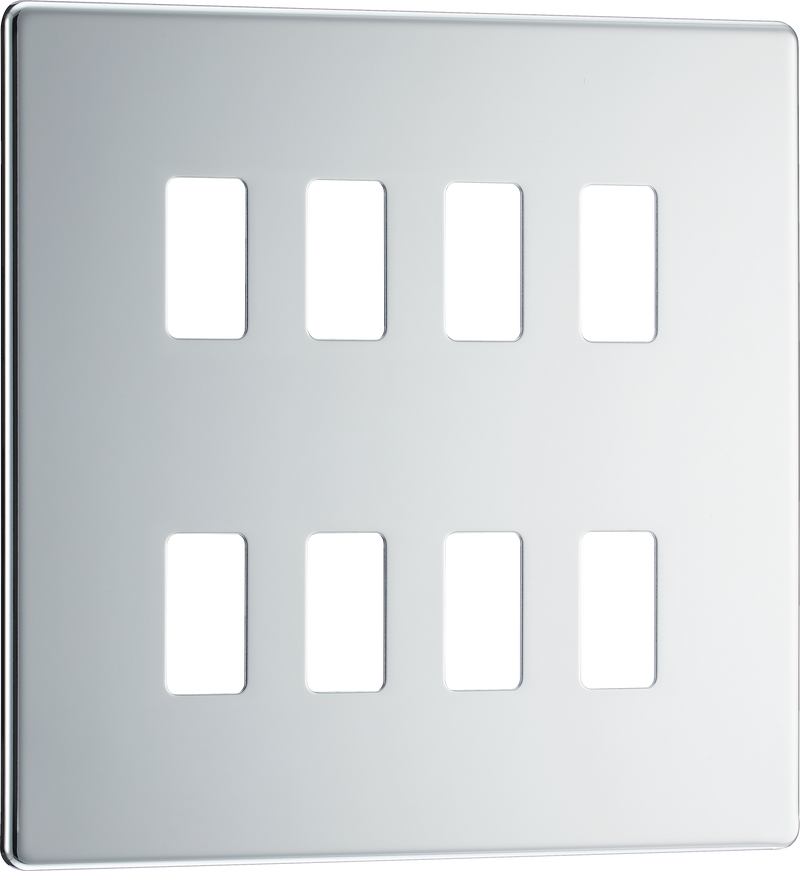 BG Electrical Grid - 8 module, square