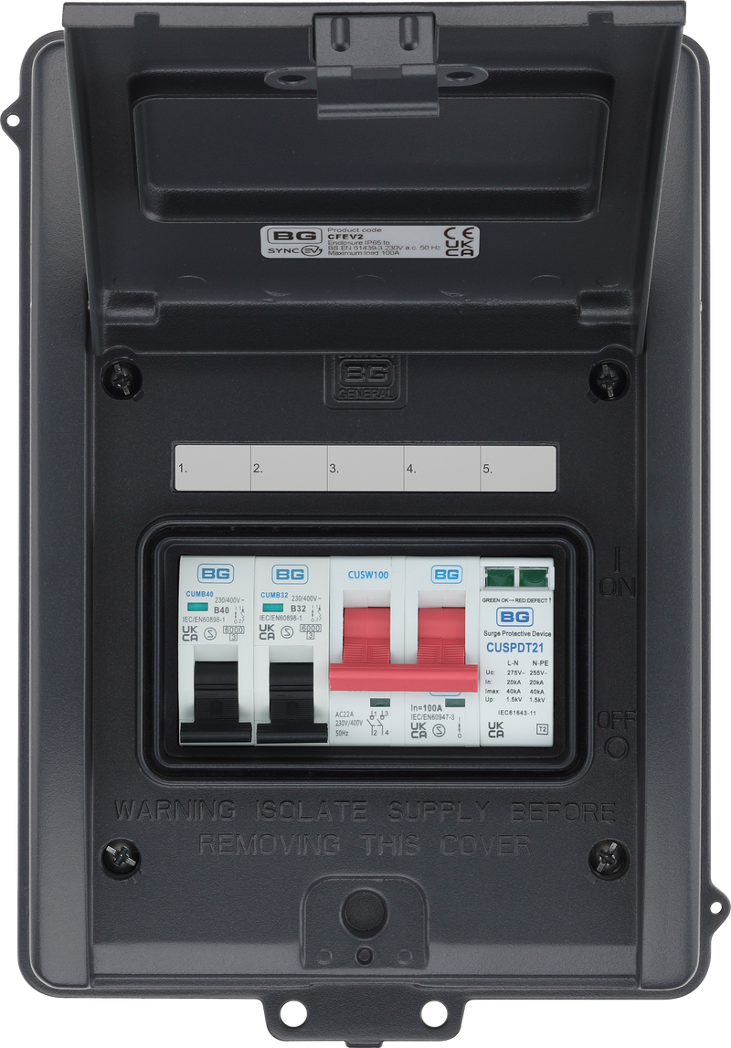 BG Circuit Protection IP65 Weatherproof - Metal Electric Vehicle Kit 5 Mod IP65