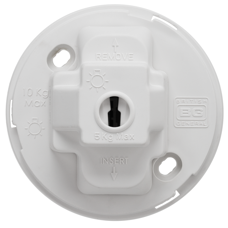 BG Electrical Ceiling Accessories - 4 pin plug and socket assembly