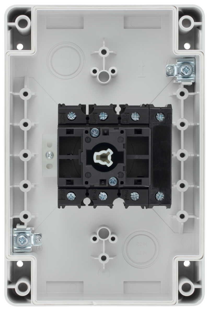 BG Circuit Protection Rotary Isolator 4 Pole - 100A, 4-Pole AC, Rotary Isolator