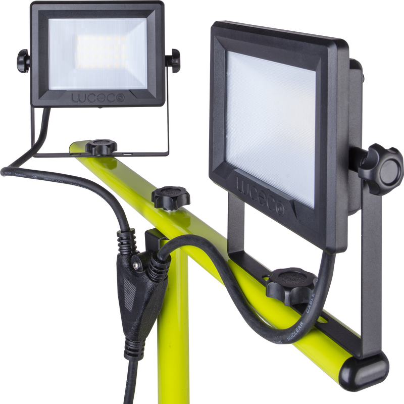 Luceco Tripod 20w - Eco worklight tripod twin 20W heads