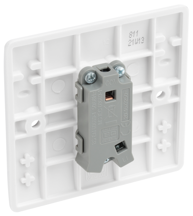 BG Electrical 800 Series - Single, 1 way switch