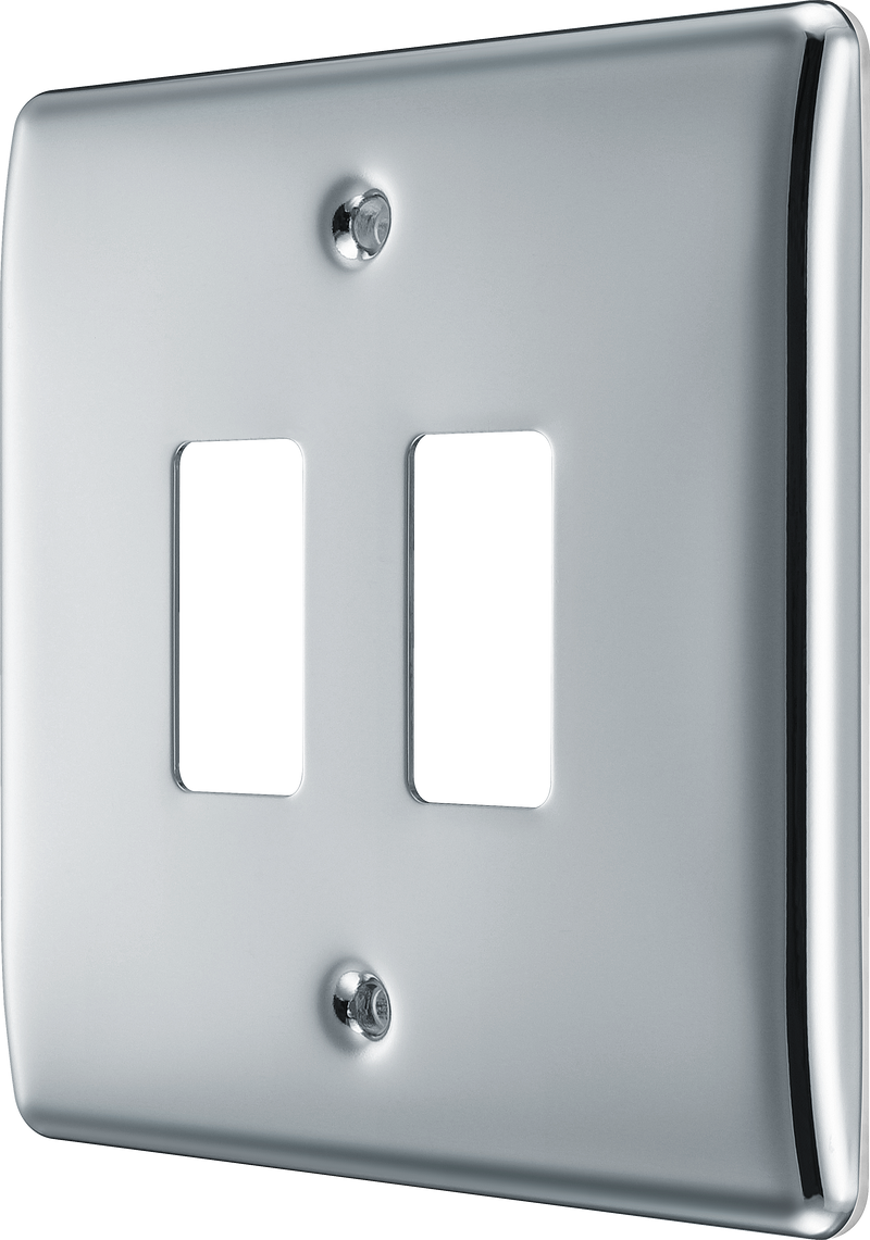 BG Electrical Grid - 2 module, square