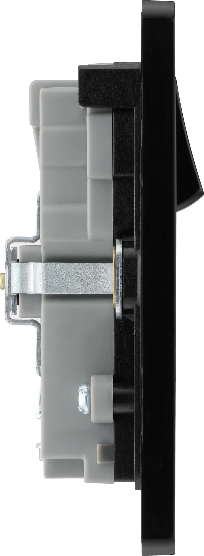 BG Electrical Evolve Matt Blue - Double switched single pole, with USB A + C (45W)