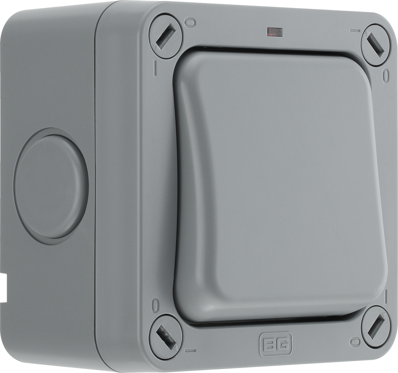 BG Electrical Weatherproof Storm - Single, 2 way, IP66