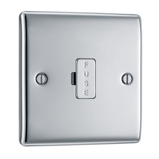 BG Electrical Nexus Metal Polished Chrome - Unswitched and fused
