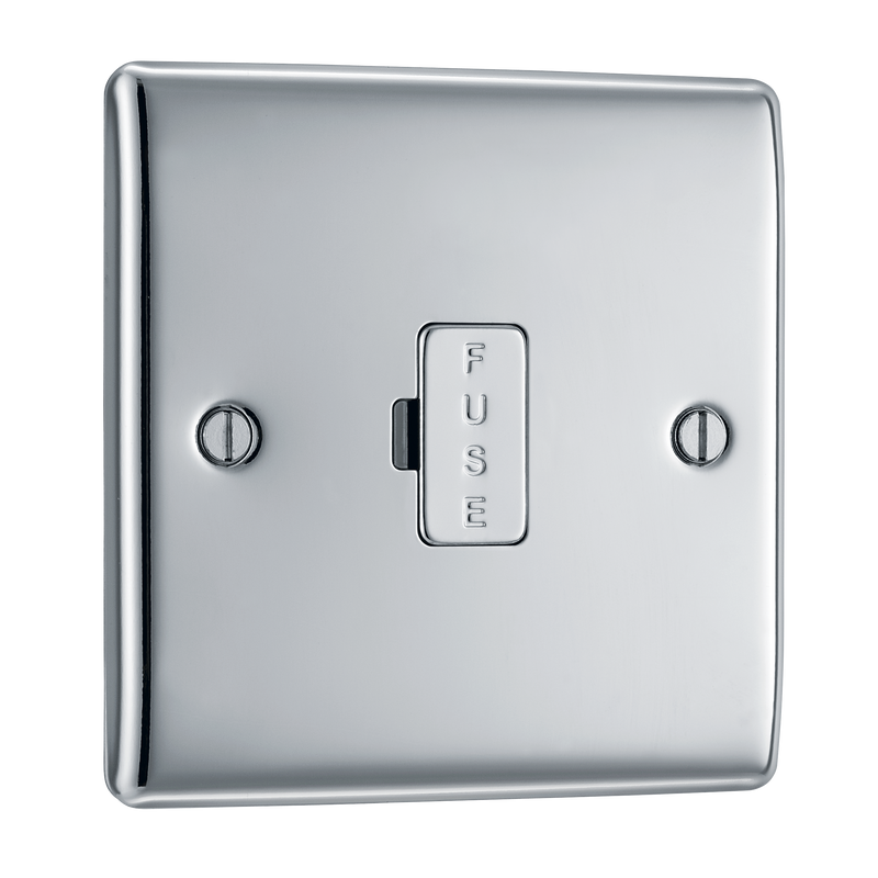 BG Electrical Nexus Metal Polished Chrome - Unswitched and fused