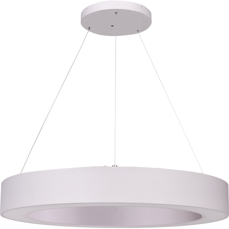 Luceco Cirrus - Cirrus Decorative Pendant Luminaire, Circular Design, DALI Dimmable, IP20, 76.8W, 9600lm, 4000K