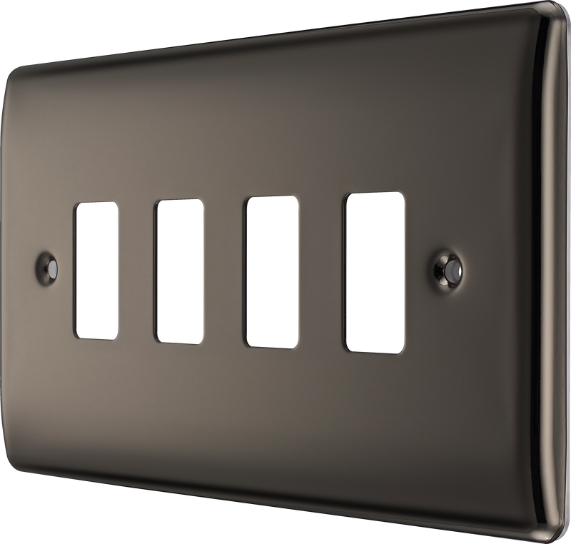 BG Electrical Grid - 4 module, rectangular