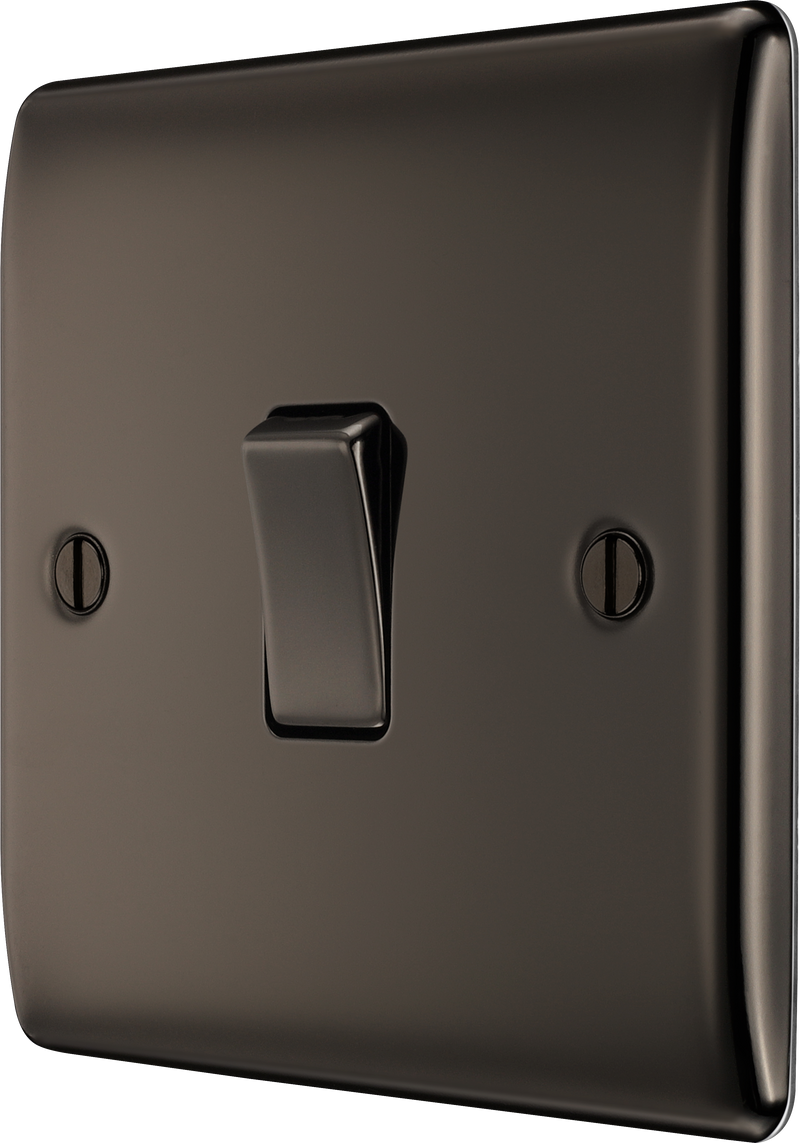 BG Electrical Nexus Metal Black Nickel - Single, 2 way switch