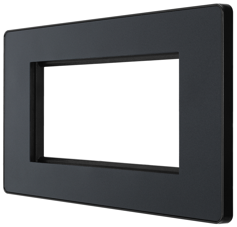 BG Electrical Euro Module - 4 module - rectangular