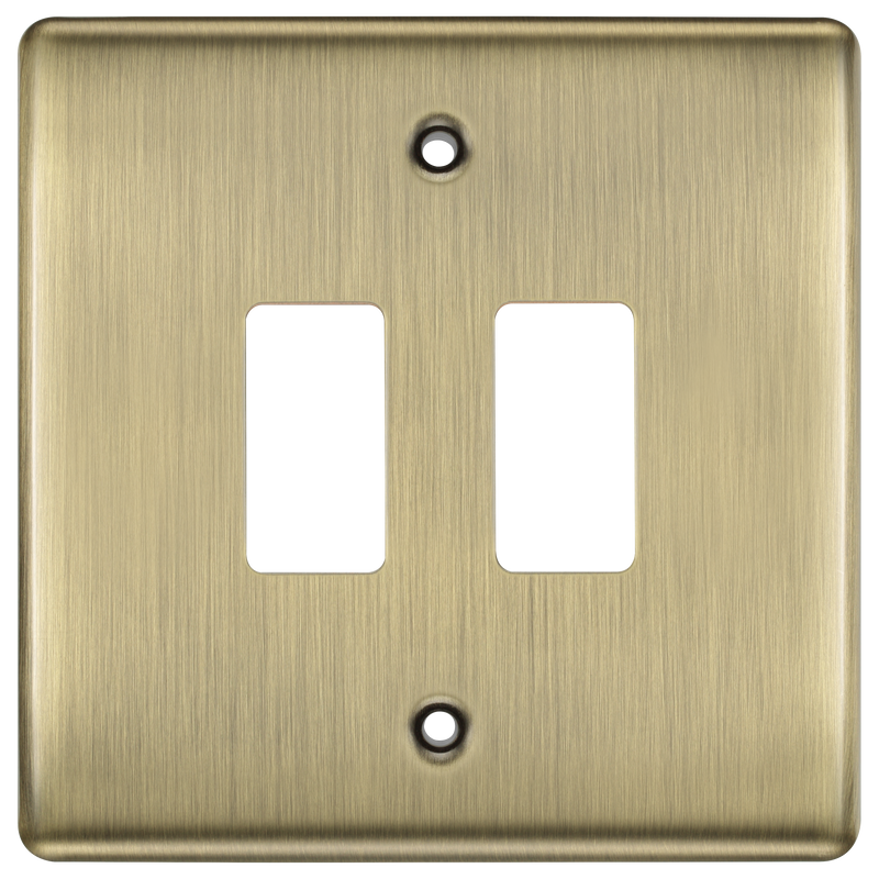 BG Electrical Grid - 2 module, square