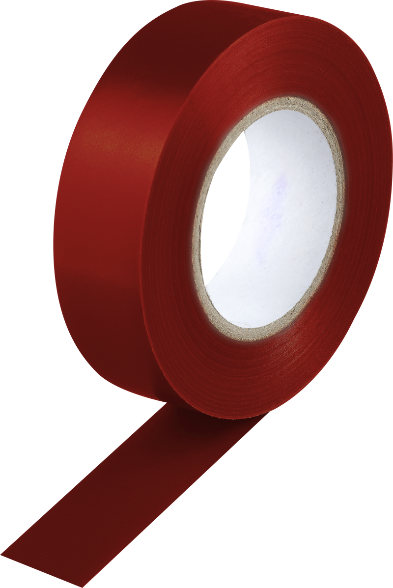 BG Electrical Contractor - Insulation tape, red 19mm x 20m