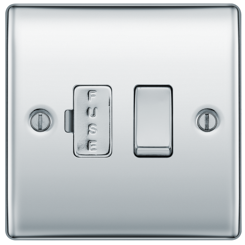 BG Electrical Nexus Metal Polished Chrome - Switched and fused