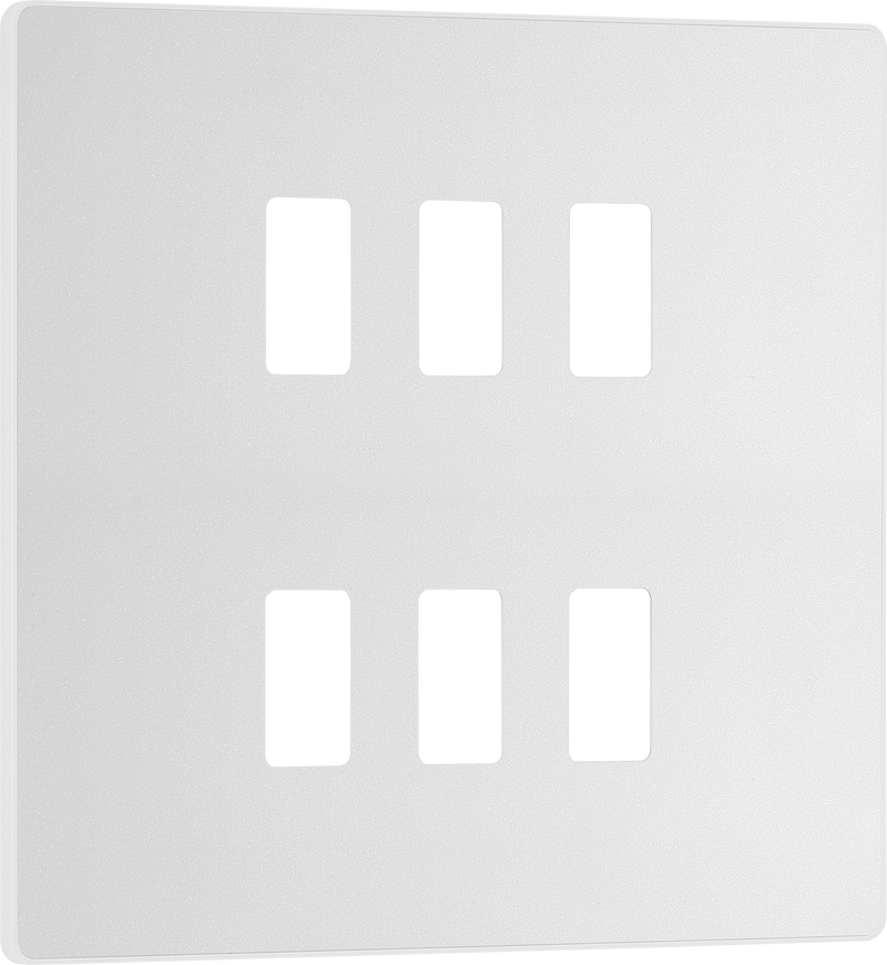 BG Electrical Grid - 6 module, square