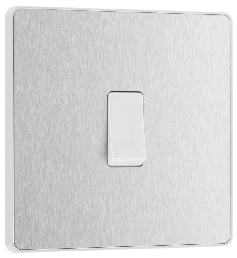 BG Electrical Evolve Brushed Steel - Intermediate switch