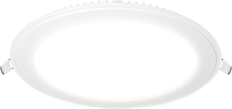 Luceco Luxpanel Circular - LuxPanel IP65 Circular RAL 9016 IP65 D-LIGHT 236MM 1200LM 14W STD