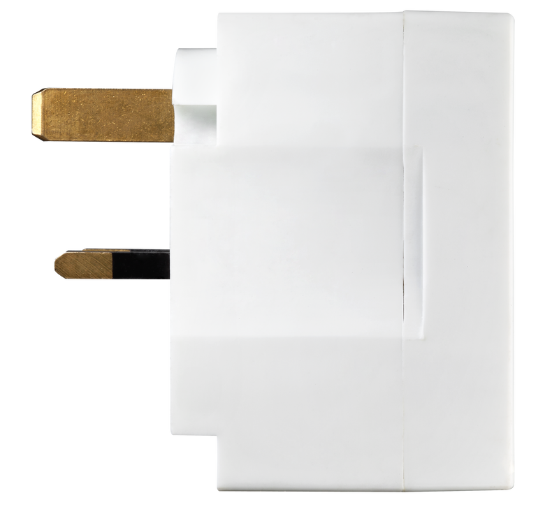 Masterplug Basic - 3 Sockets, 13A, White