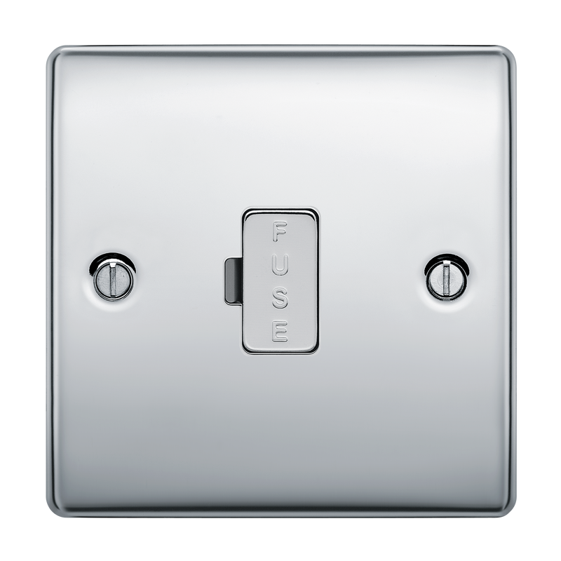 BG Electrical Nexus Metal Polished Chrome - Unswitched and fused