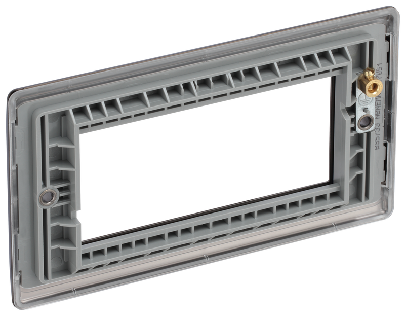 BG Electrical Euro Module - 4 module - rectangular