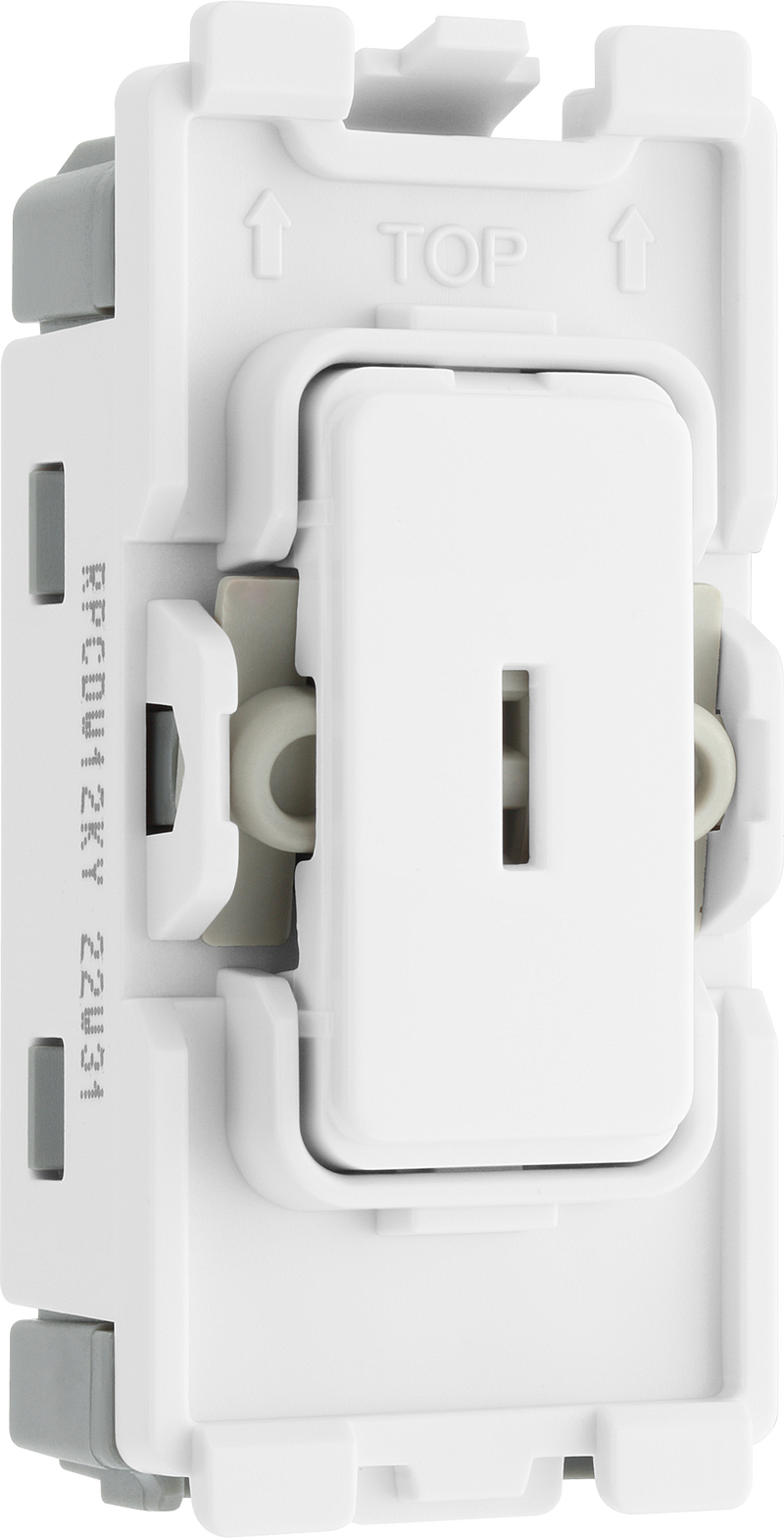 BG Electrical Grid - 2 way, single pole (EVOLVE WHITE)